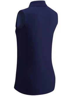 Callaway Women's Sleeveless Knit Polo - Peacoat