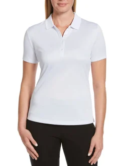Callaway Women's SwingTech Solid Polo - Bright White