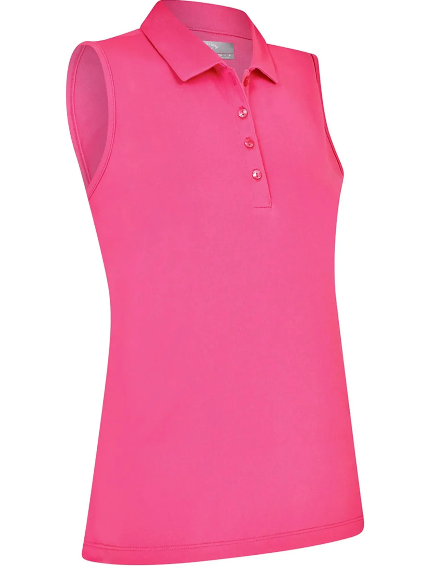 Callaway Women's Tournament Sleeveless Polo - Cheeky Pink