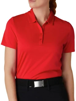 Callaway Women's Tournament Polo - True Red