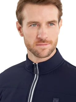 Calvin Klein Atlantic Hybrid Half Zip - Navy