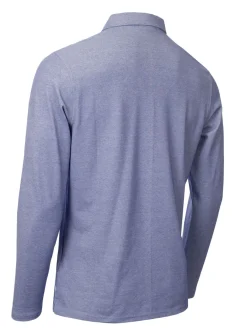 Calvin Klein Bayard Long Sleeve Polo - French Blue