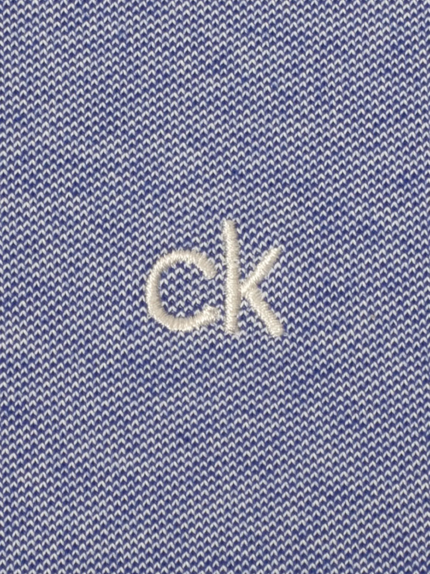 Calvin Klein Bayard Long Sleeve Polo - French Blue