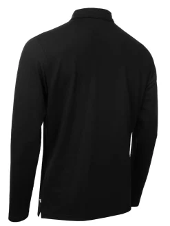 Calvin Klein Bayard Long Sleeve Polo - Black