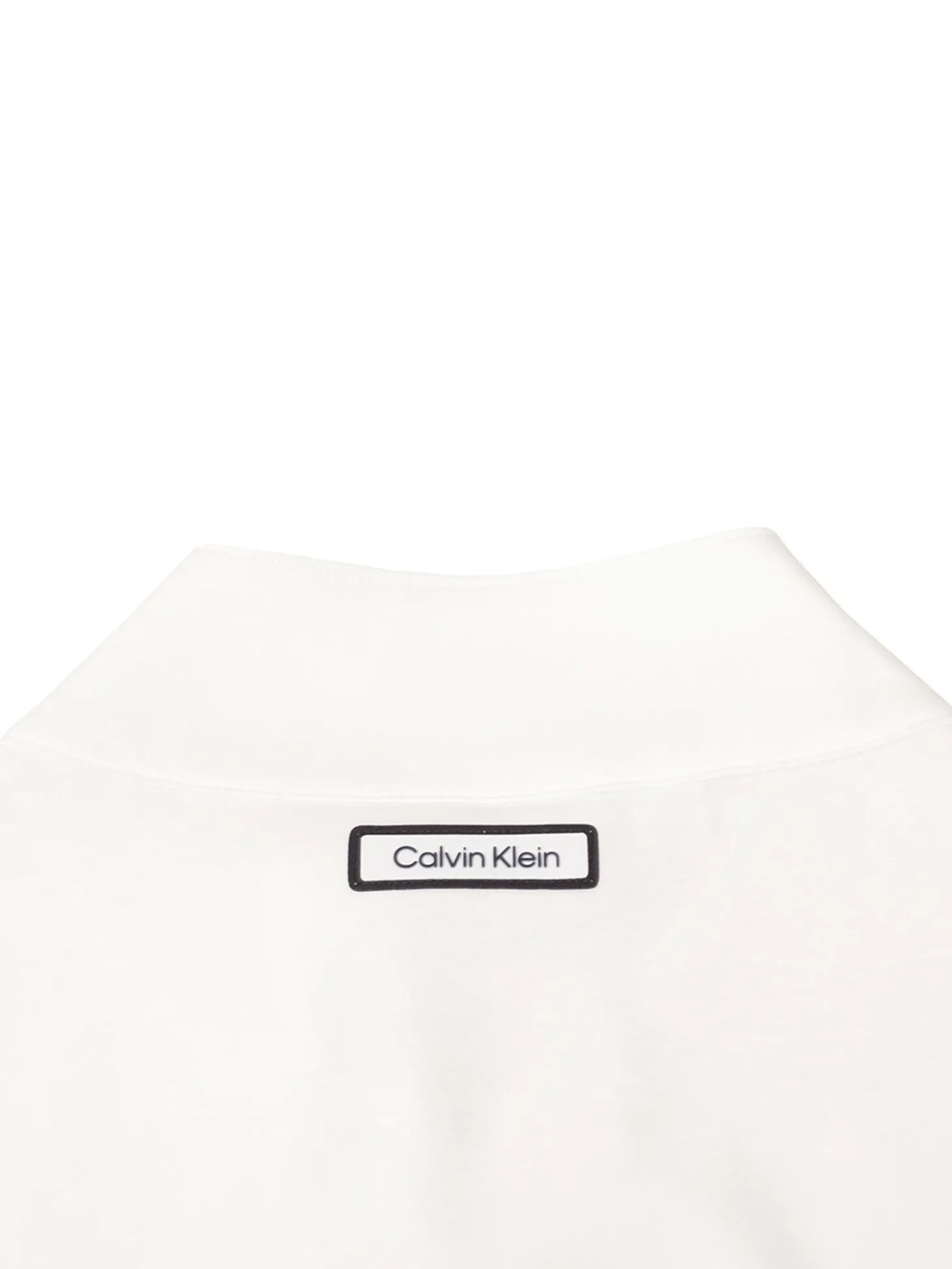 Calvin Klein Concord Half Zip Sweater - White