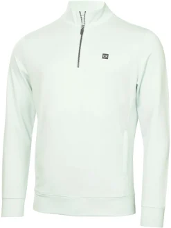Calvin Klein Concord Half Zip Sweater - Light Jade