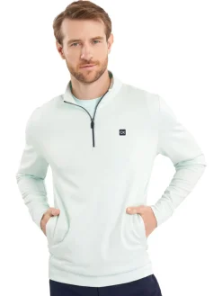Calvin Klein Concord Half Zip Sweater - Light Jade