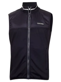 Calvin Klein Concourse Hybrid Full-Zip Gilet - Navy