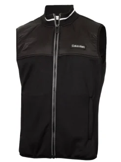 Calvin Klein Concourse Hybrid Full-Zip Gilet - Black