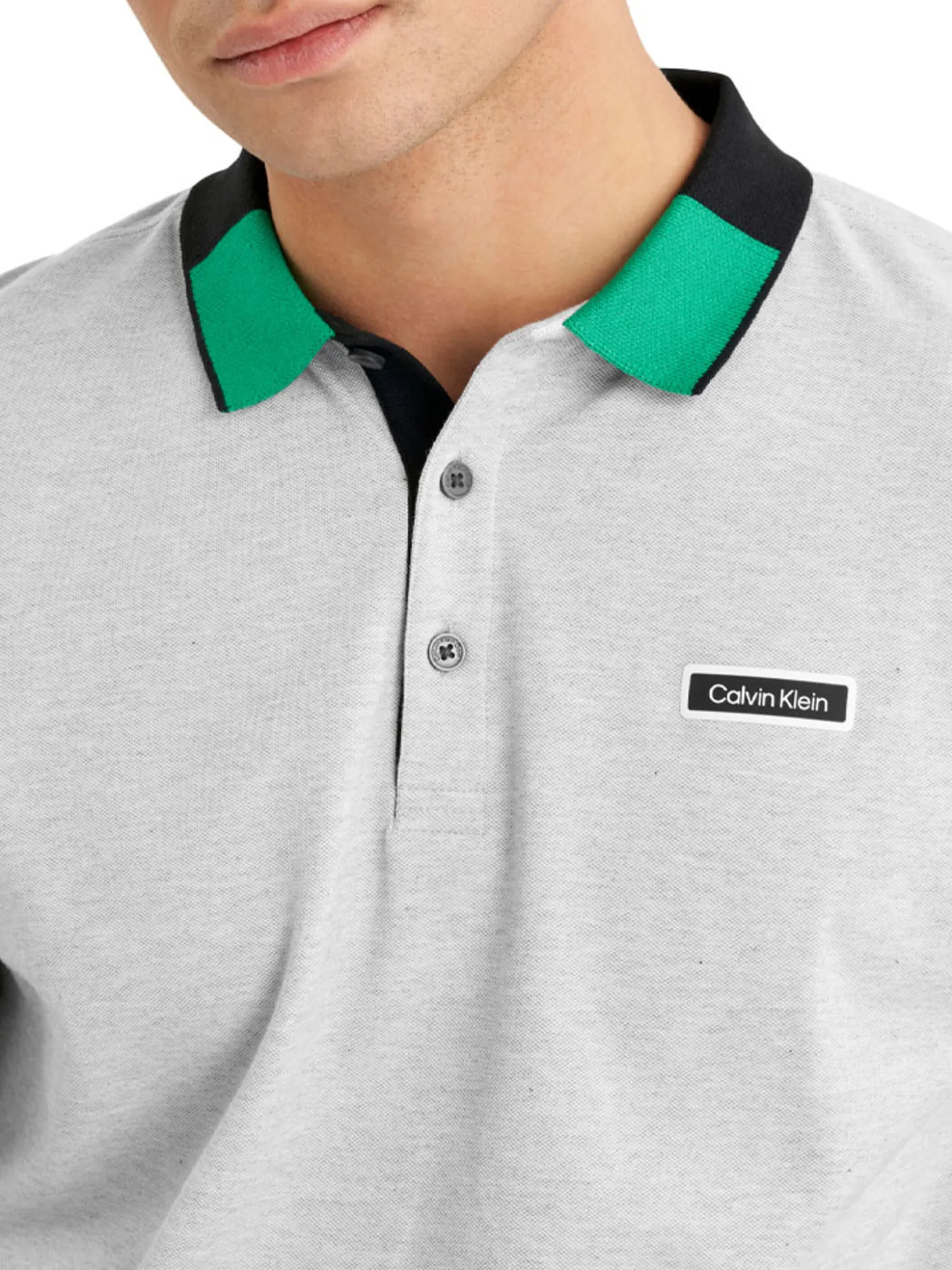 Calvin Klein Madison Polo - Silver Marl
