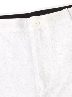 Calvin Klein Printed Bullet Regular Fit Stretch Short - White
