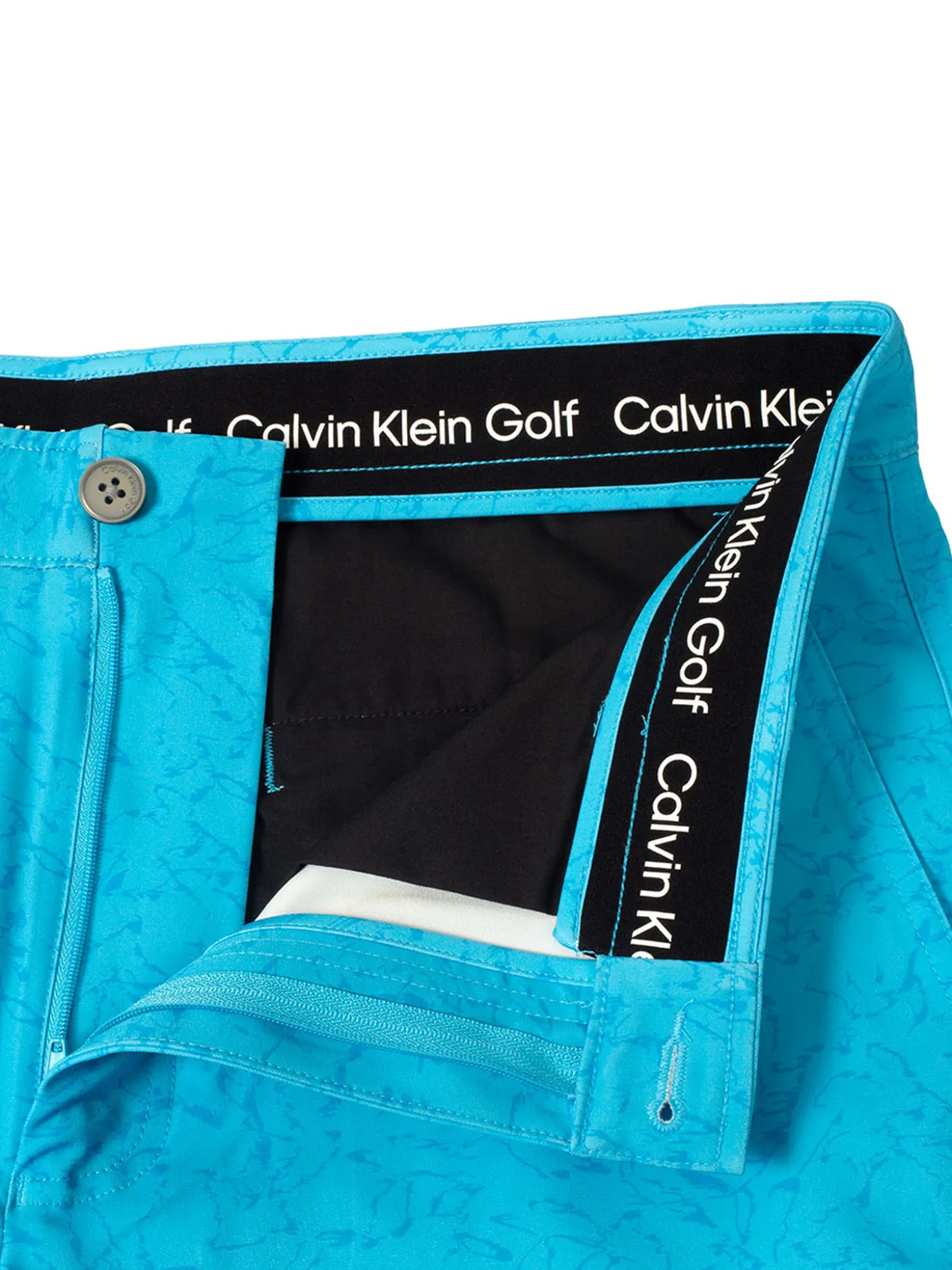 Calvin Klein Printed Bullet Regular Fit Stretch Short - Aquarius