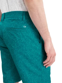 Calvin Klein Printed Bullet Regular Fit Stretch Short - Sea Green