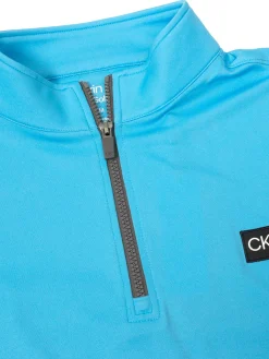 Calvin Klein Westgate Half Zip - Aquarius