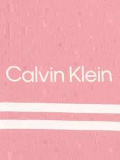 Calvin Klein Womens Bellevue Sleeveless Polo Shirt - Powder Pink