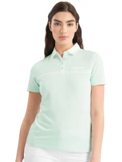 Calvin Klein Womens Bellevue Polo Shirt - Light Jade