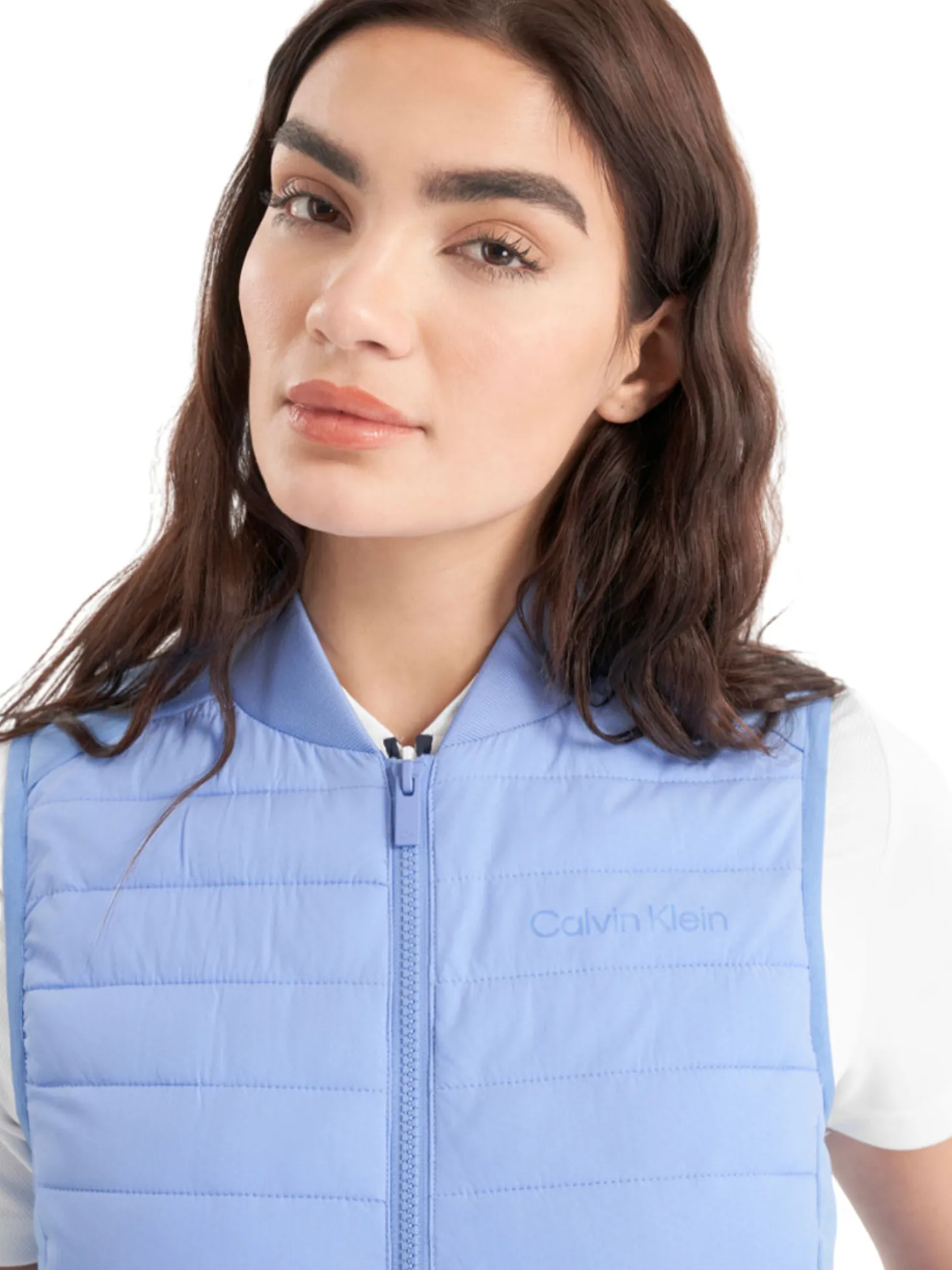 Calvin Klein Womens Beryline Hybrid Gilet - Cornflower Blue