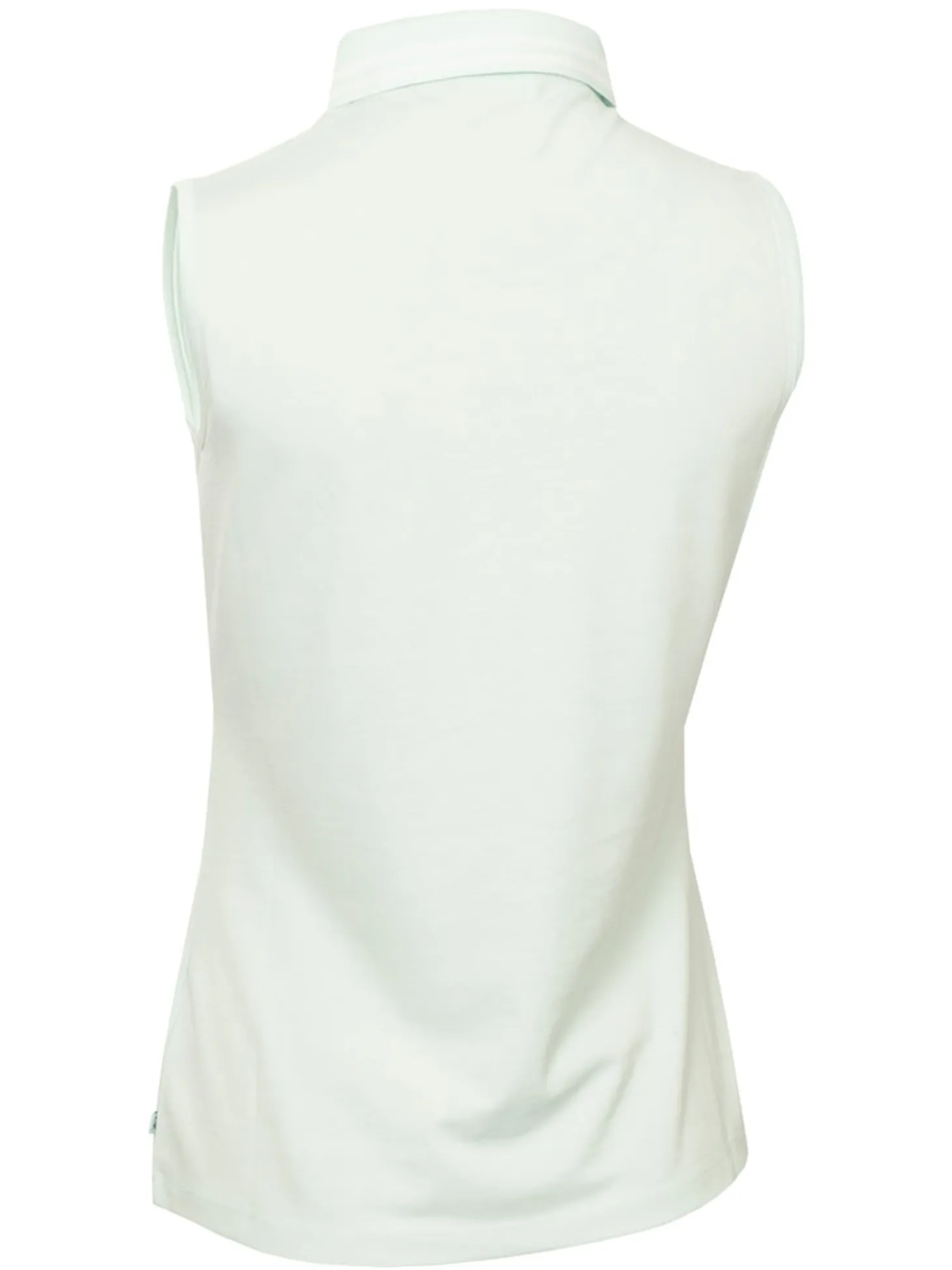 Calvin Klein Womens Brightmeadow Sleeveless Polo Shirt - Light Jade