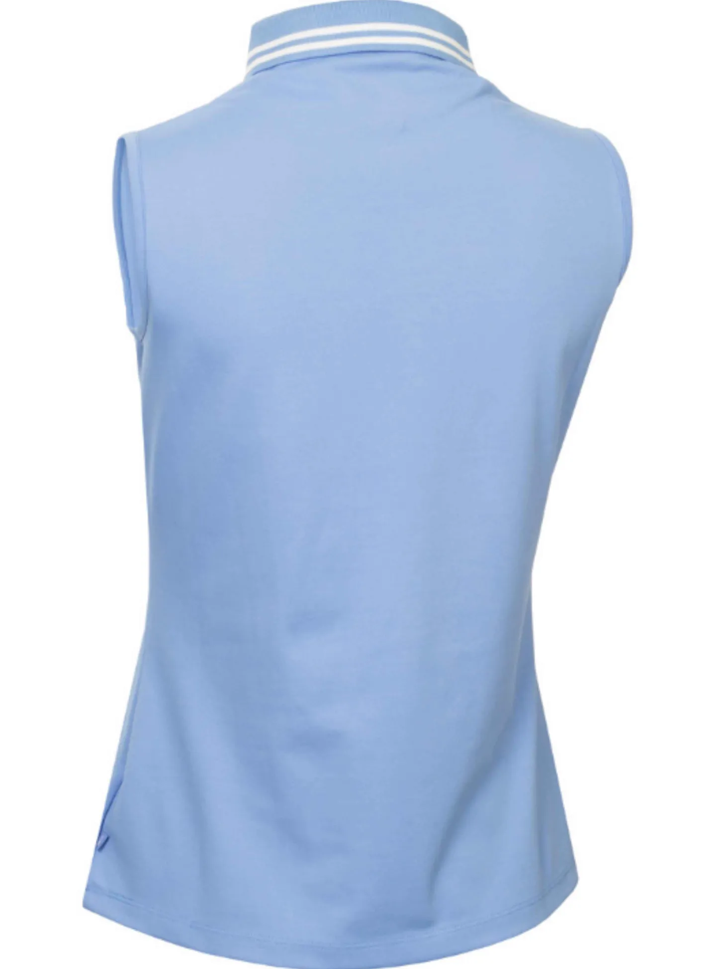 Calvin Klein Womens Brightmeadow Sleeveless Polo Shirt - Cornflower Blue