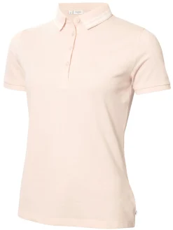 Calvin Klein Womens Brightmeadow Polo Shirt - Shell Pink