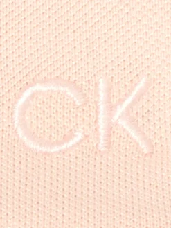 Calvin Klein Womens Brightmeadow Polo Shirt - Shell Pink