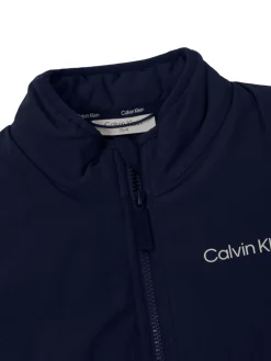Calvin Klein Womens Faye Full Zip Gilet - Navy