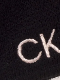 Calvin Klein Women's Gorra Bobble Beanie - Black