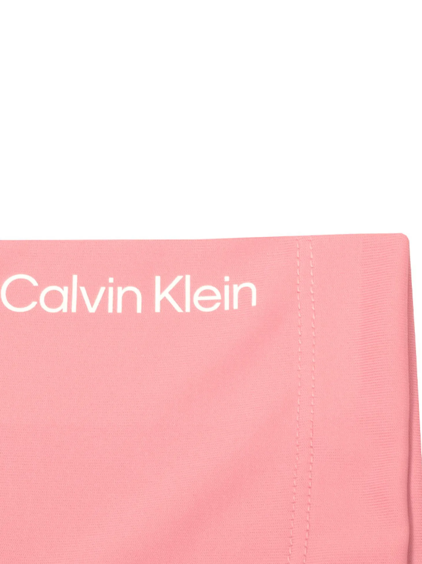 Calvin Klein Womens Harmony Printed Polo Shirt - Powder Pink