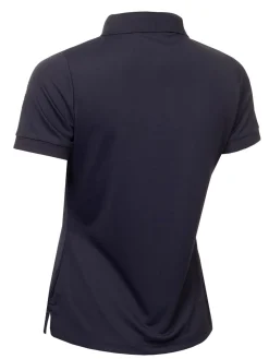 Calvin Klein Womens Layla Short Sleeve Polo - Navy