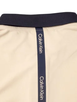 Calvin Klein Womens Mila Long Sleeve Polo - Tapioca