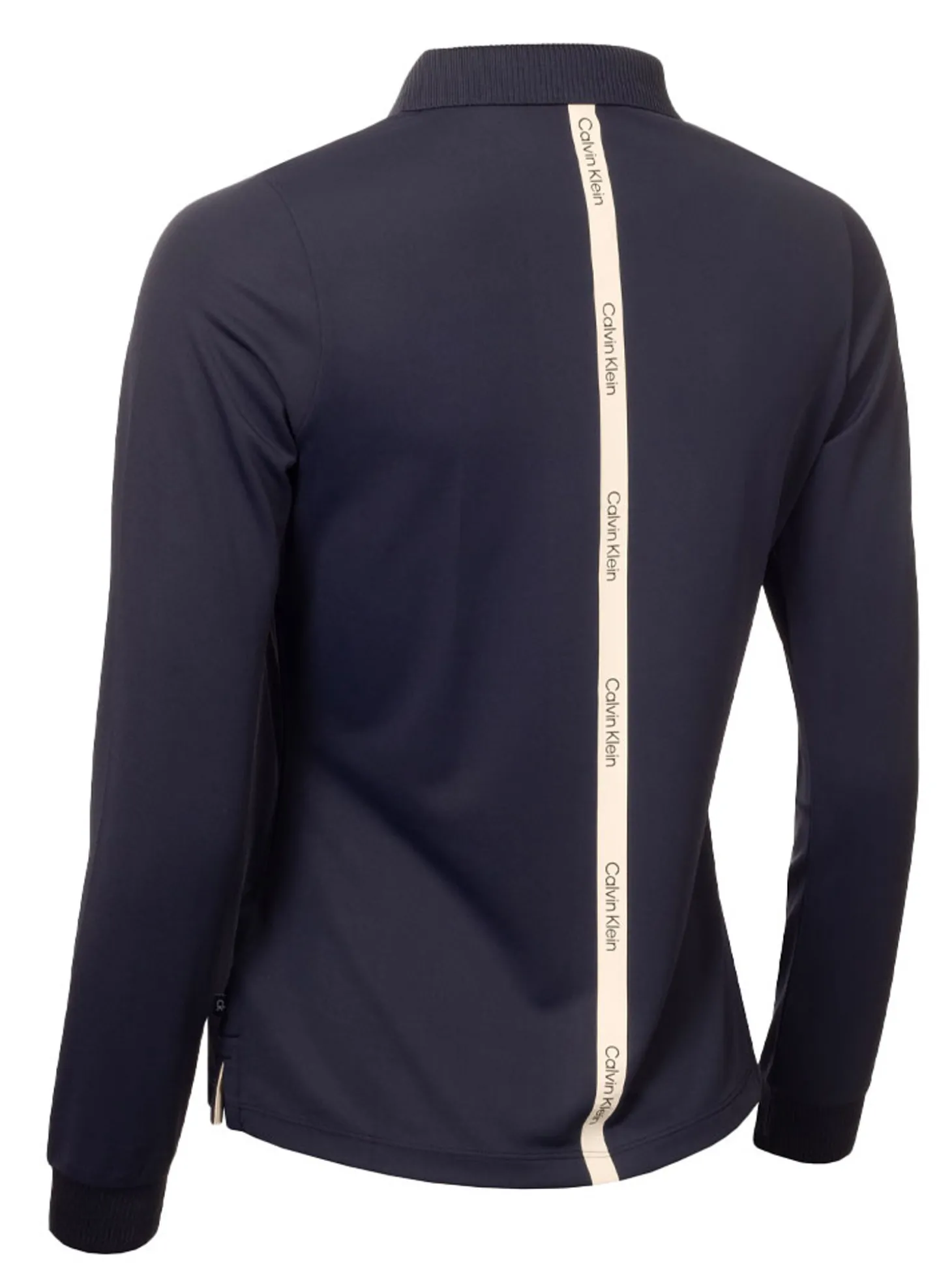 Calvin Klein Womens Mila Long Sleeve Polo - Navy