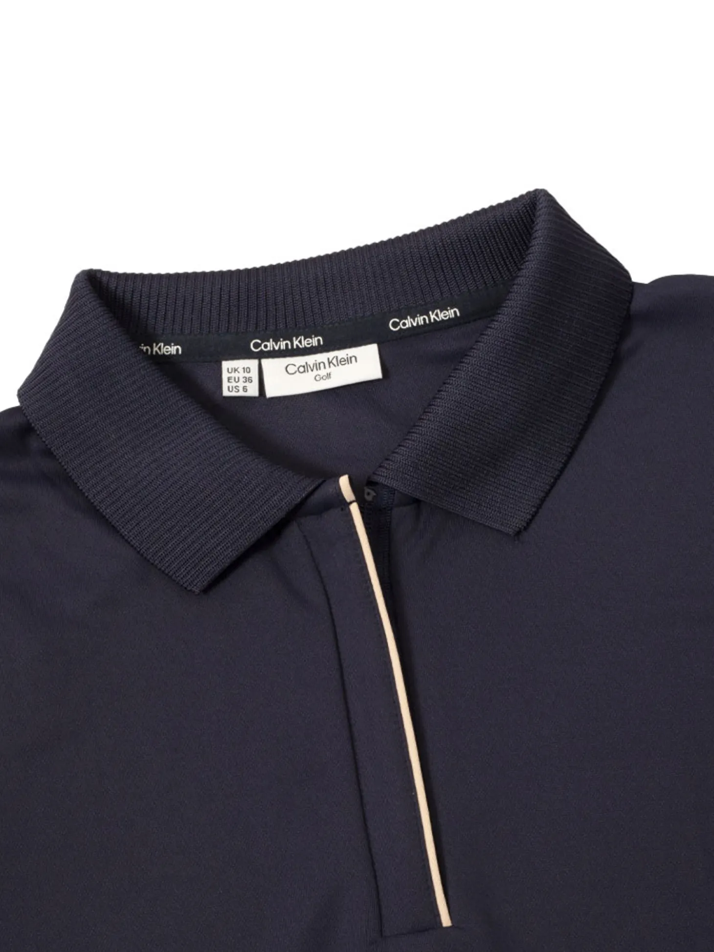 Calvin Klein Womens Mila Long Sleeve Polo - Navy