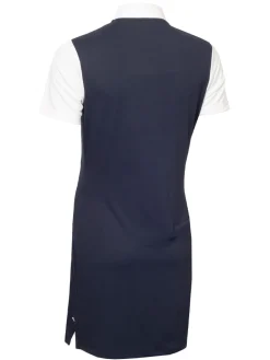 Calvin Klein Womens Monroe Short Sleeve Dress - Navy