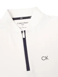 Calvin Klein Womens Tattler Mock Neck Top - White