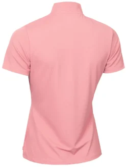 Calvin Klein Womens Tattler Mock Neck Top - Powder Pink