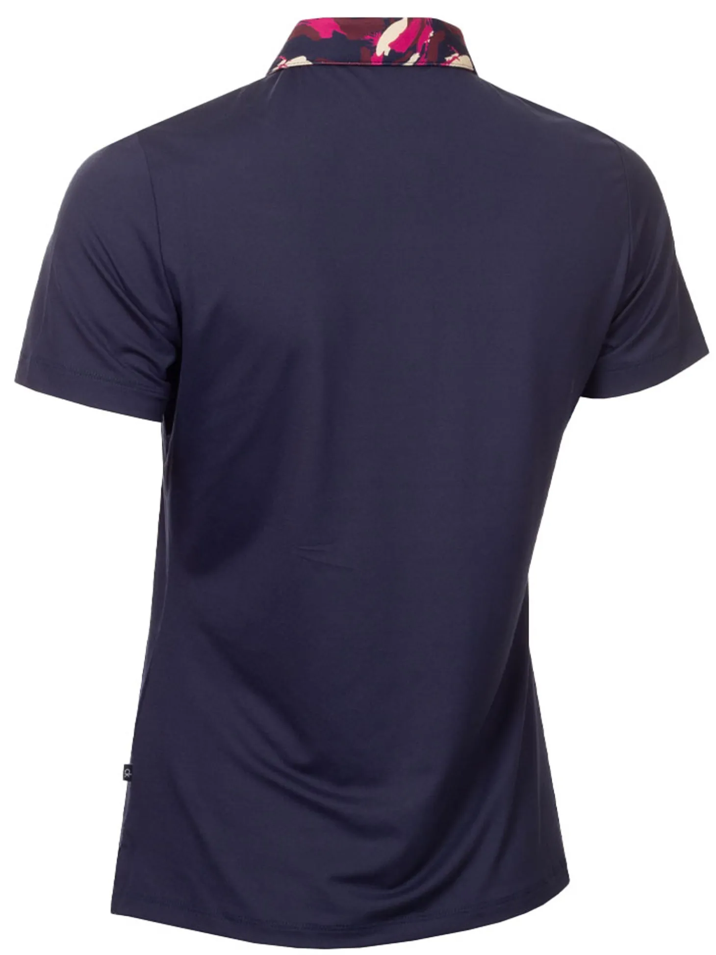 Calvin Klein Womens Vesey Short Sleeve Polo - Navy