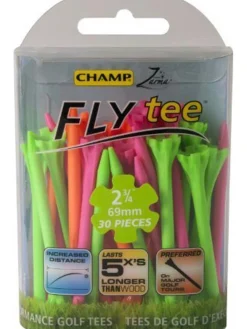 CHAMP Neon Fly Tees 30 Pack 2.75 Inch Mixed