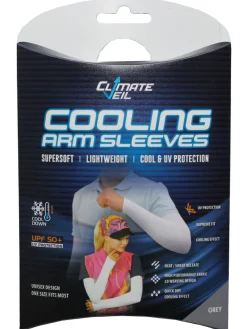 Climate Veil Cooling UV Arm Sleeves - Grey