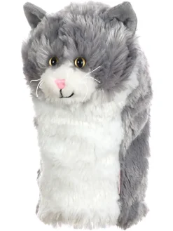 Daphne Grey & White Cat Headcover