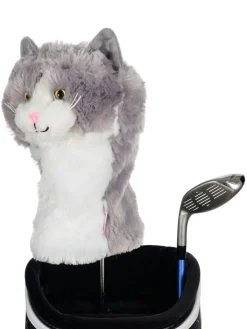 Daphne Grey & White Cat Headcover