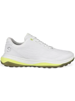 Ecco M LT1 Golf Shoes - White/Lime