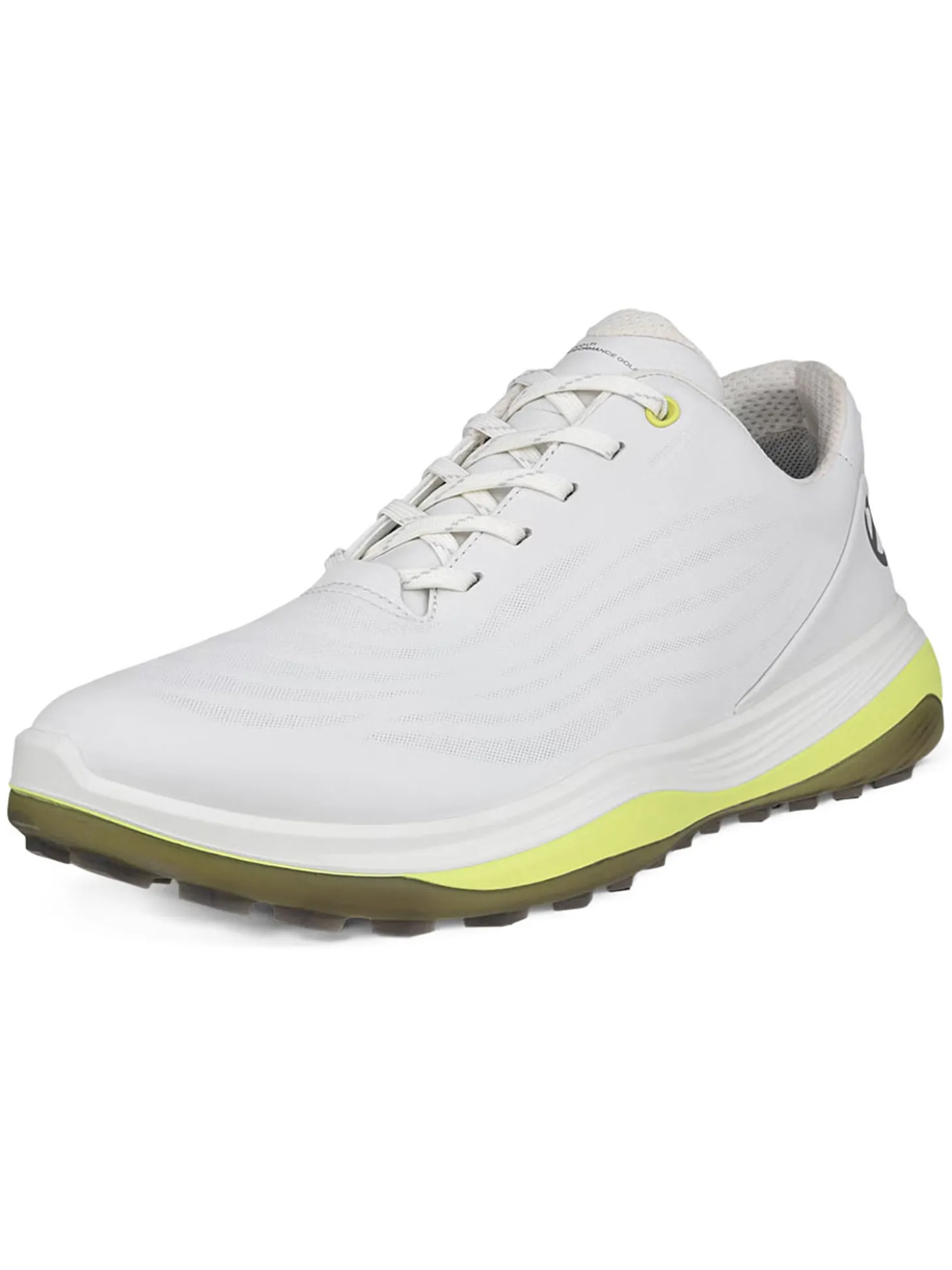 Ecco M LT1 Golf Shoes - White/Lime