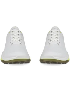 Ecco M LT1 Golf Shoes - White/Lime