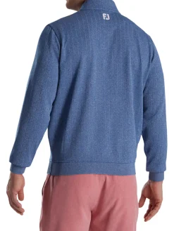 FootJoy Drop Needle Pullover - Twilight Blue