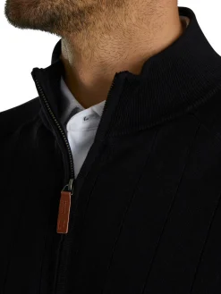 FootJoy Drop Needle Pullover - Black