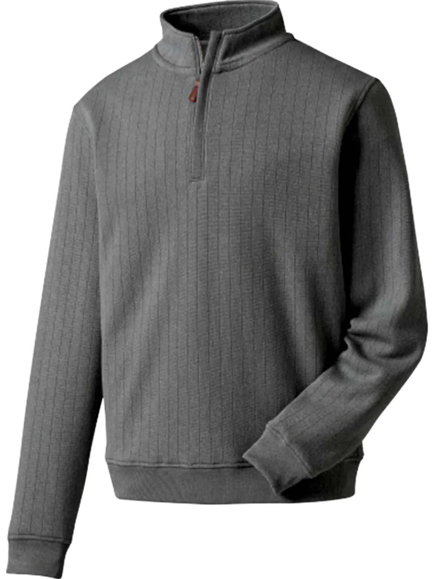 FootJoy Drop Needle Pullover - Heather Charcoal