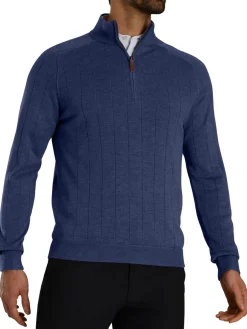 FootJoy Drop Needle Pullover - Navy