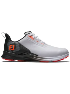 FootJoy Fuel Golf Shoes - White/Black/Coral