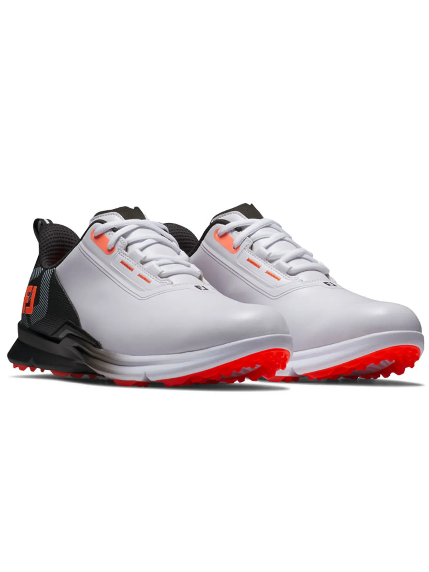 FootJoy Fuel Golf Shoes - White/Black/Coral