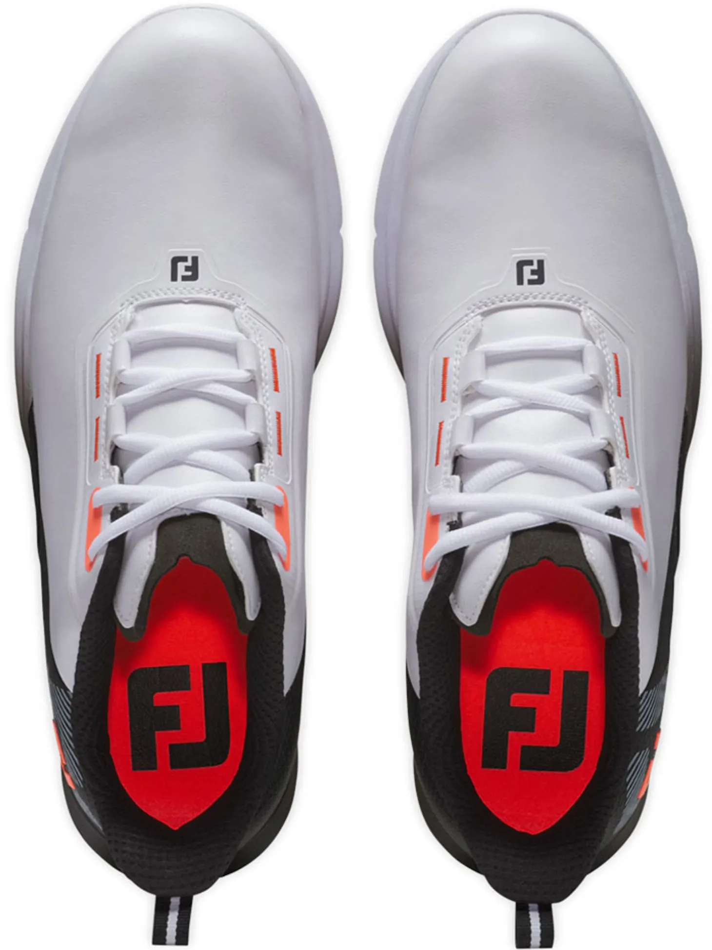 FootJoy Fuel Golf Shoes - White/Black/Coral